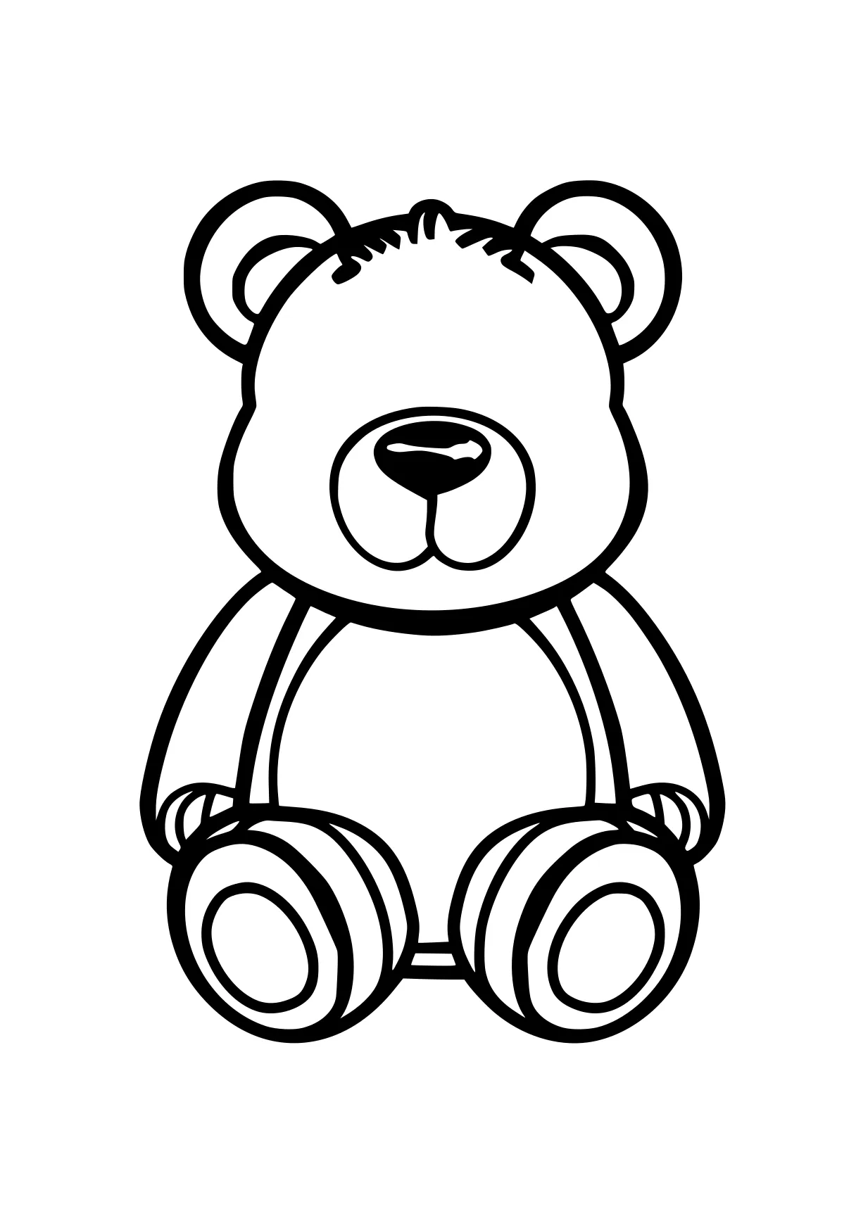 free coloring pages bear, teddy, fazbear, winnie, bears, page downloads