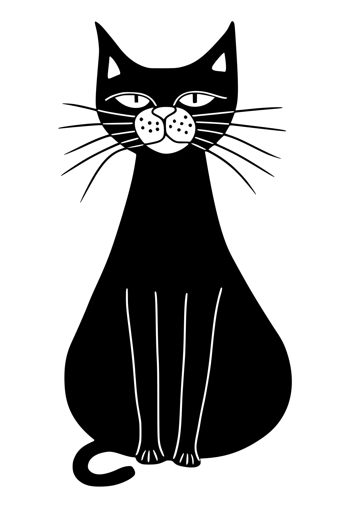 cat coloring pages printable kuromi, cat, kitty, illustrator, cats, free page downloads