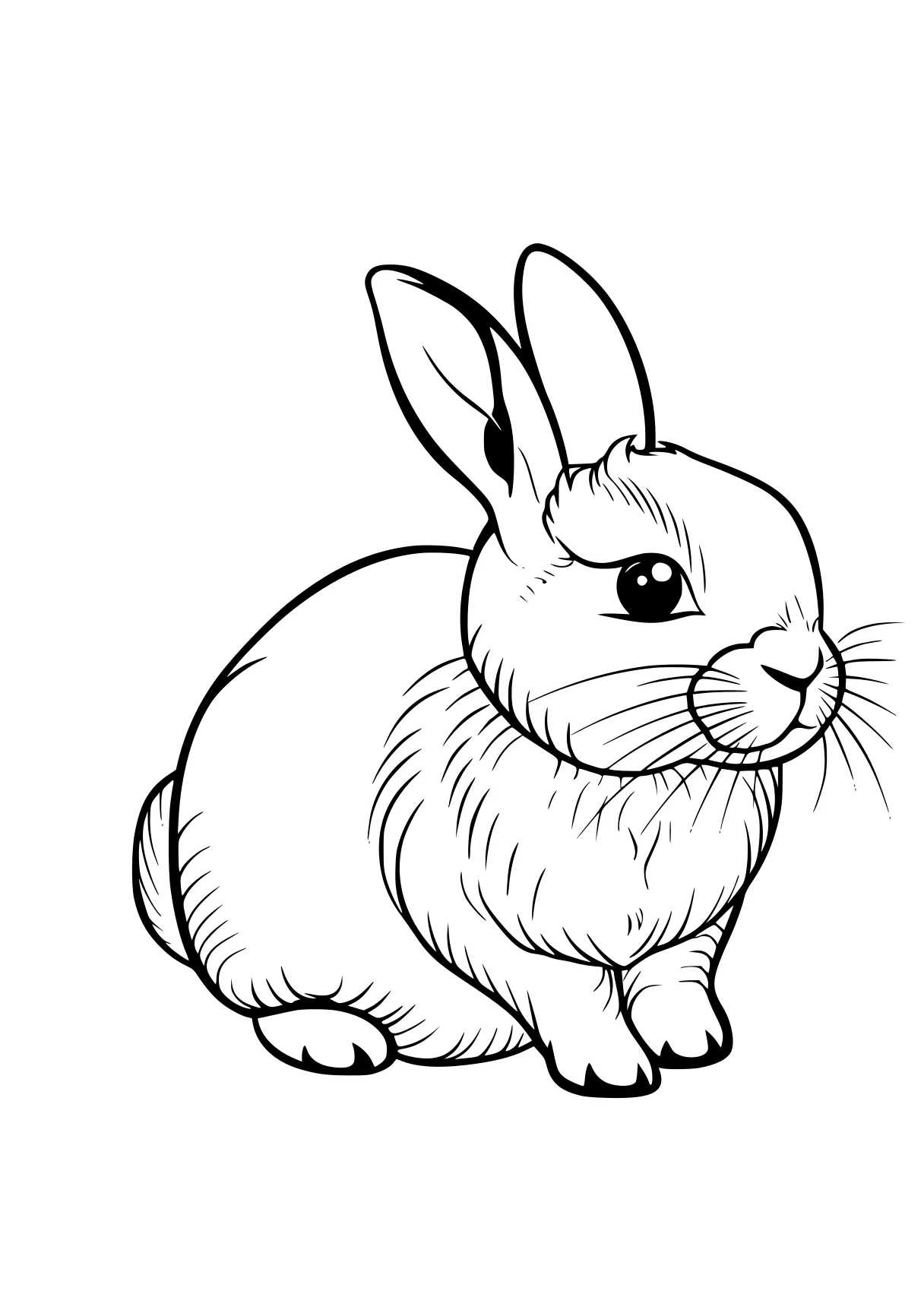 rabbit coloring pages rabbit, bunny, carrot, bunzo, illustrator, free page downloads