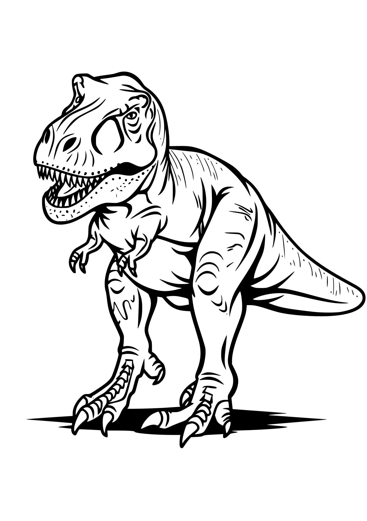 tyrannosaurus rex coloring page tyrannosaurus, trex, t-rex, indoraptor, dino, free downloads