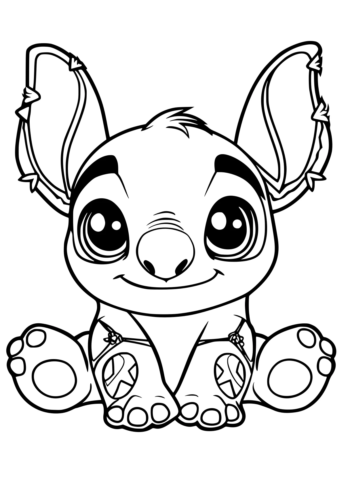 stitch colouring pages stitch, fazbear, vampirina, dumbo, eevee, free coloring page downloads