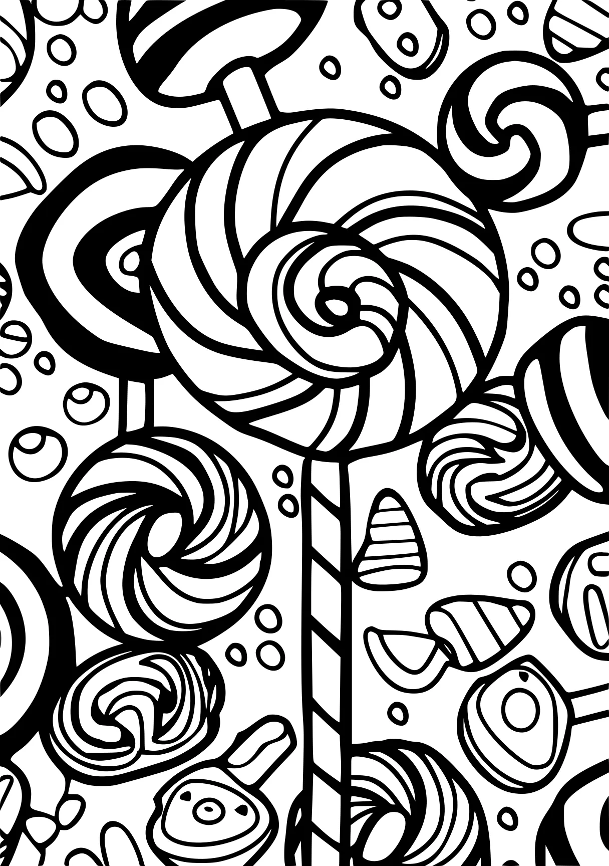 candy coloring page zentangle, pattern, patterns, free downloads