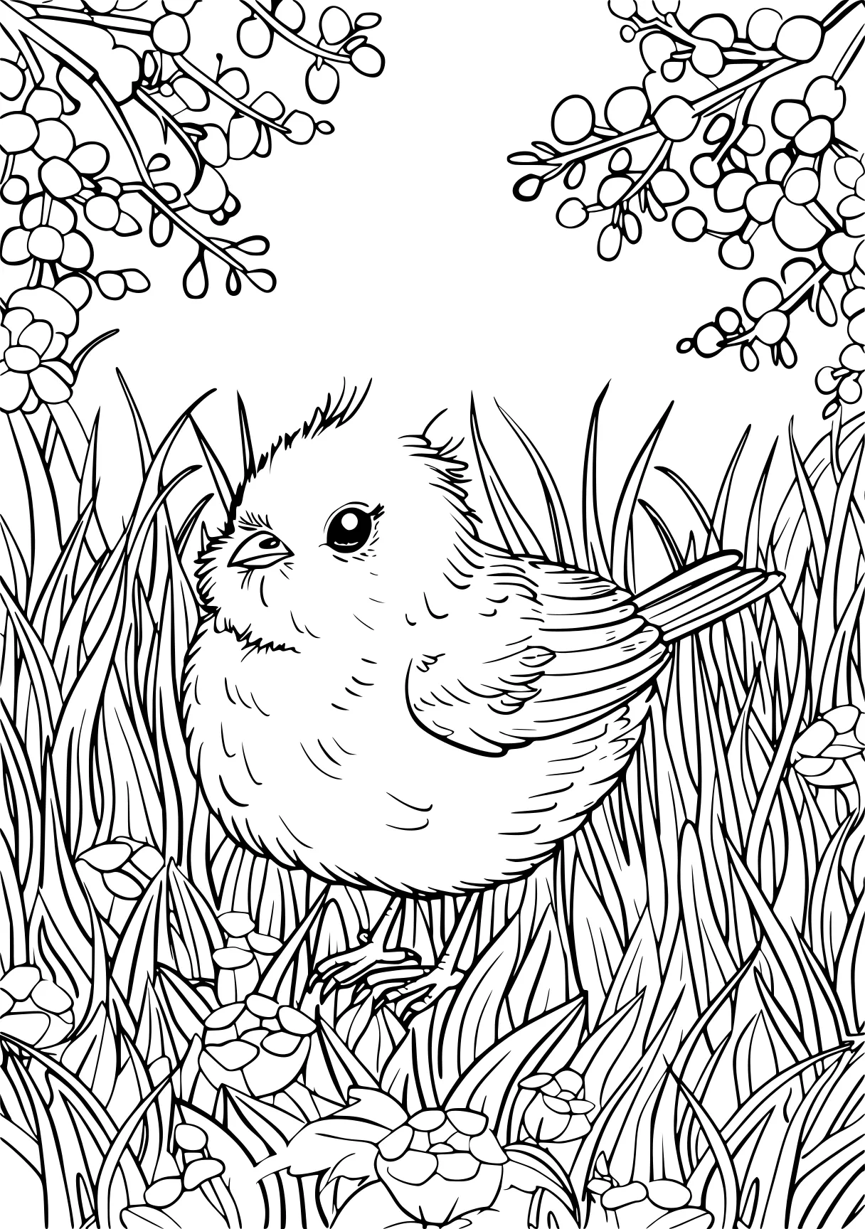 coloring pages printable bird, hedgehog, owl, free page downloads