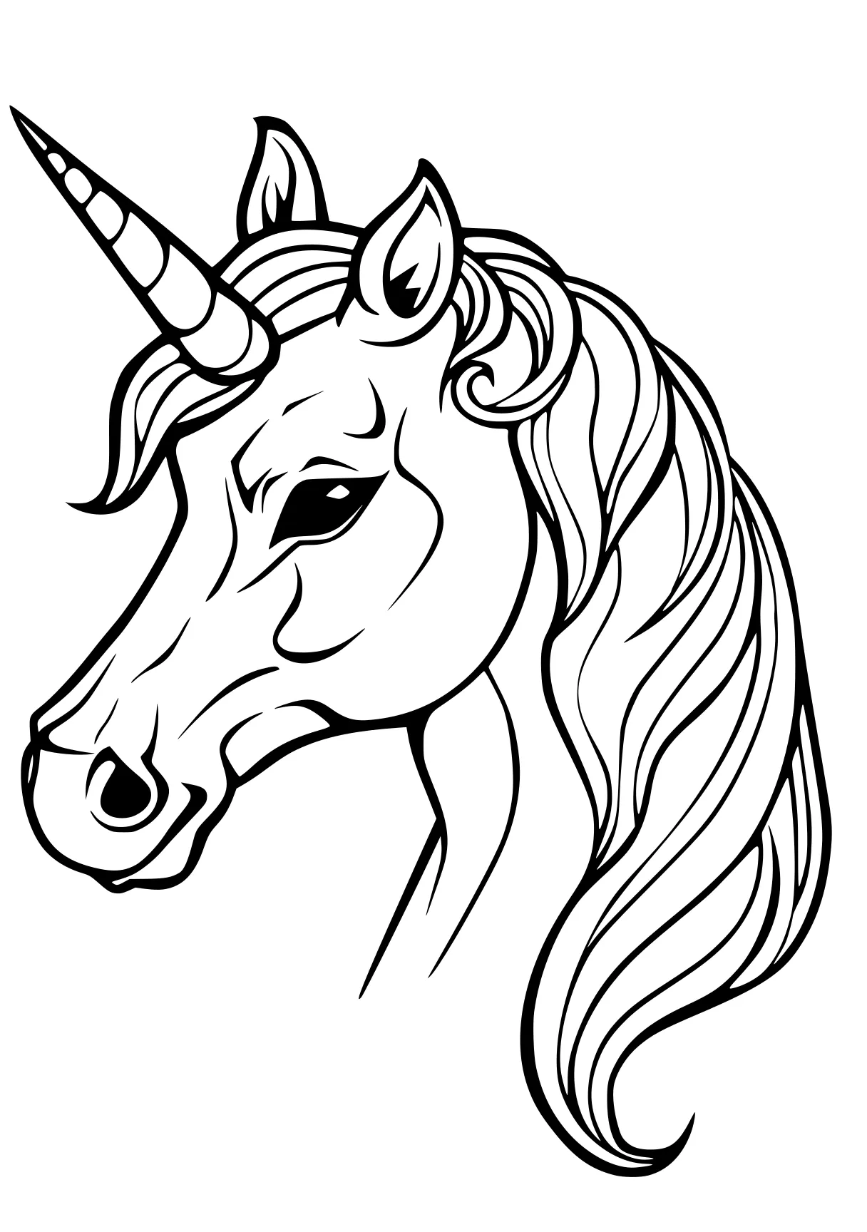 unicorn coloring unicorn, alicorn, caticorn, horse, pony, free page downloads