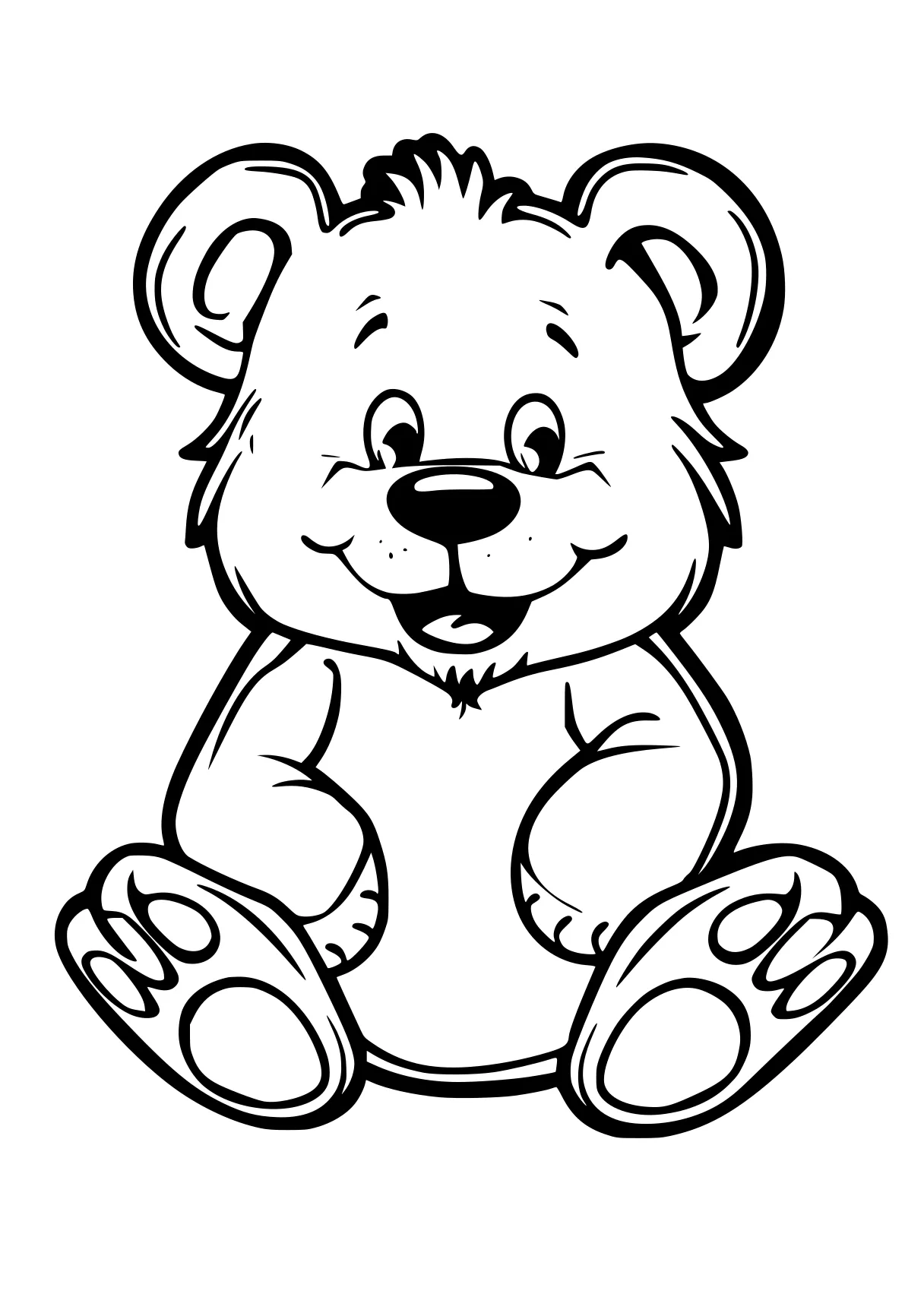 coloring paper bear, fazbear, winnie, pooh, koala, free page downloads