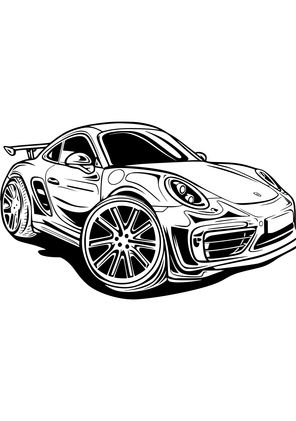 car coloring car, cars, z, a4, illustrator, free page downloads