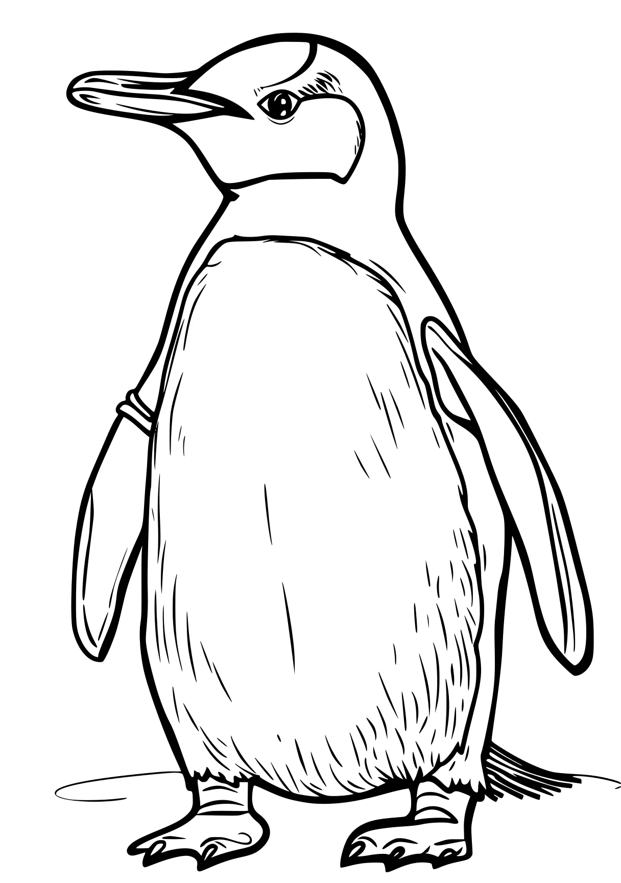 penguin coloring sheet penguin, rabbit, totoro, bunny, llama, free page downloads