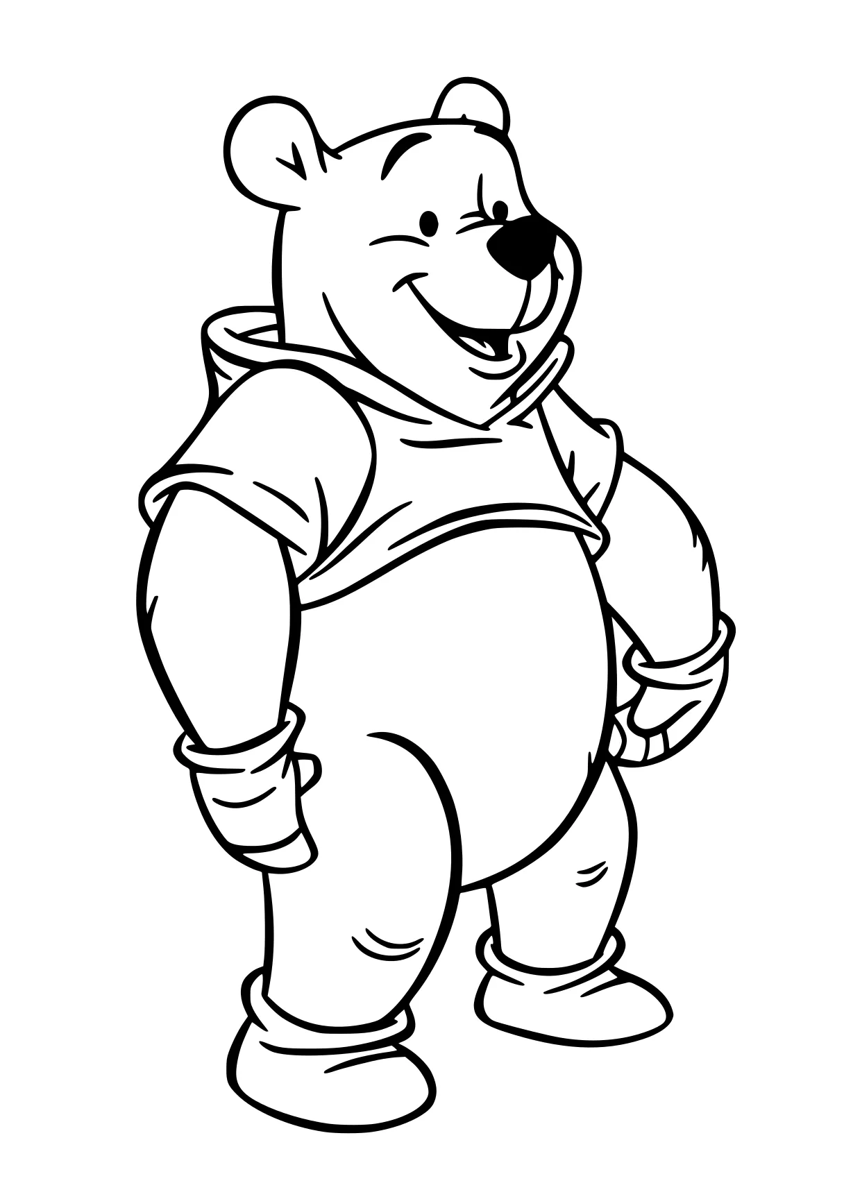 winnie the pooh coloring pages pooh, bear, winnie, fazbear, polar, free page downloads