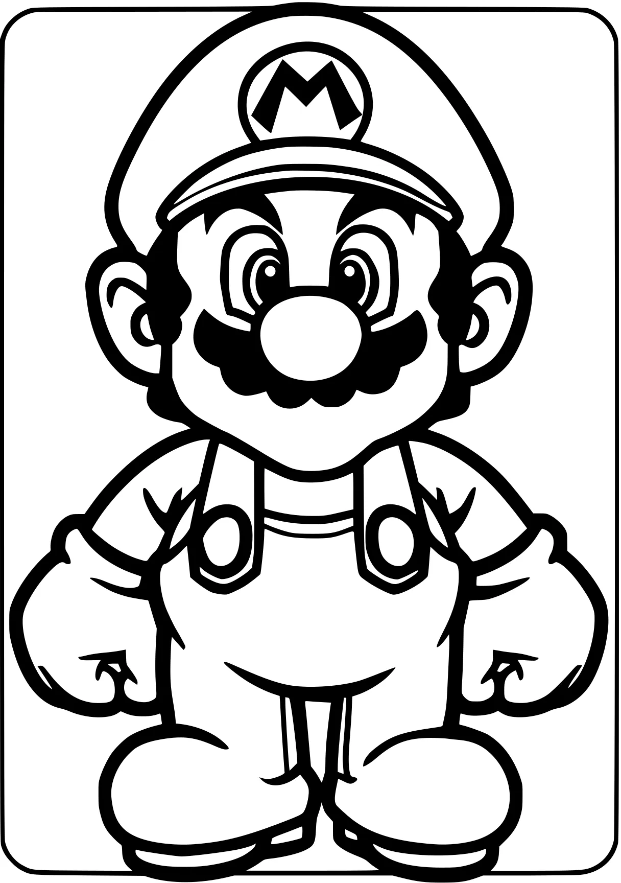 coloring pages mario mario, luigi, toad, pocoyo, kart, free page downloads