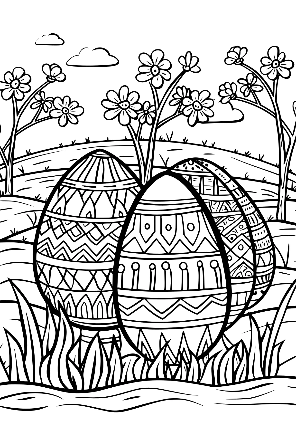 free coloring pages easter, zentangle, easter, colouring, page downloads