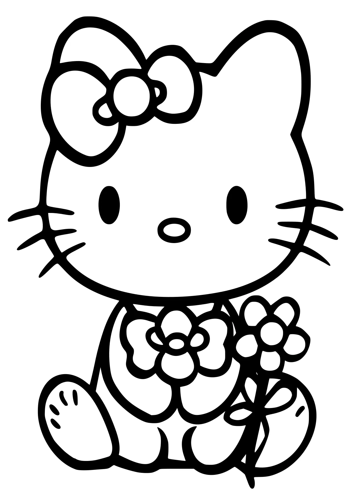 hello kitty and friends coloring pages sanrio, kitty, mouse, cinnamoroll, free page downloads