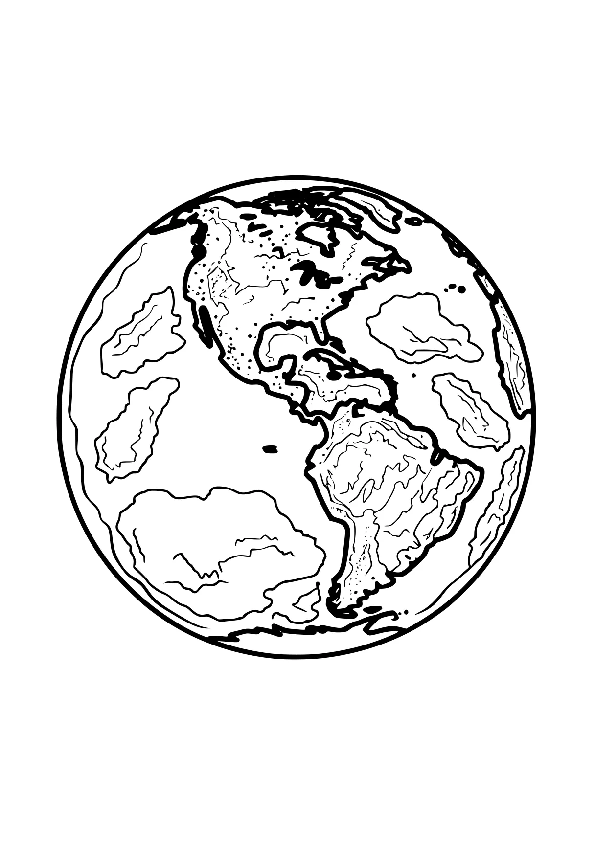 earth coloring page globe, earth, world, circle, size, free downloads