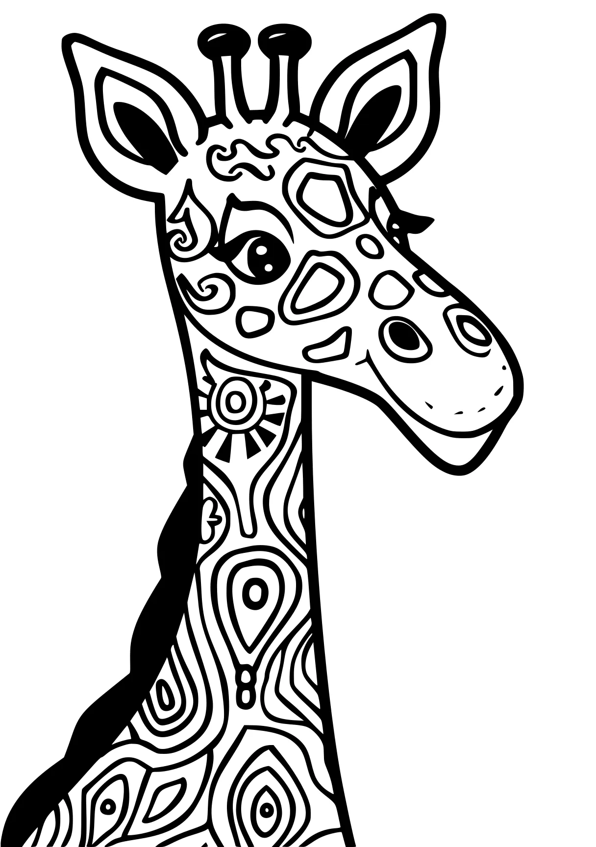 lisa frank coloring pages giraffe, llama, zebra, deer, zentangle, free page downloads