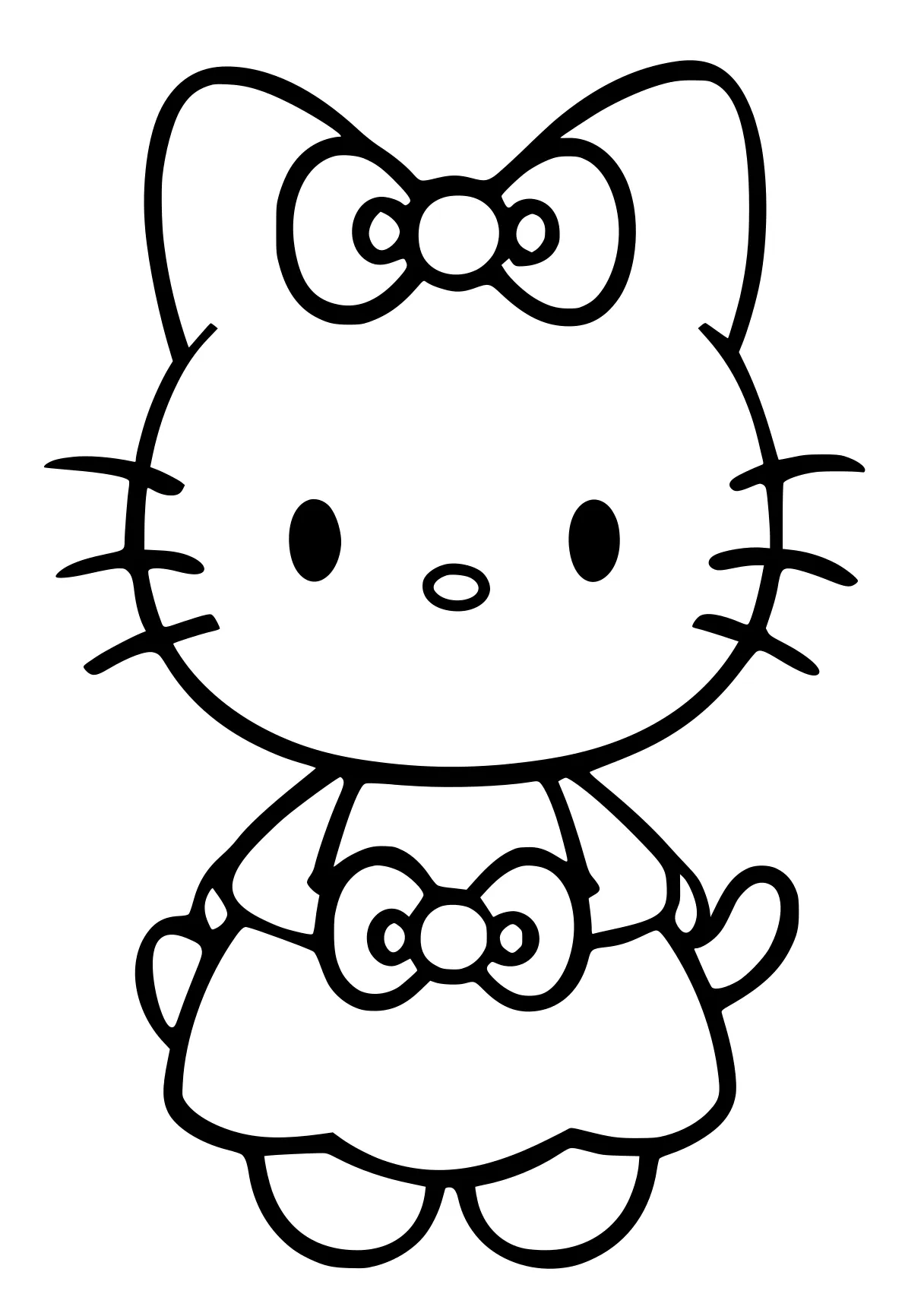 hello kitty and friends coloring pages sanrio, cinnamoroll, molang, peppa, kitty, free page downloads