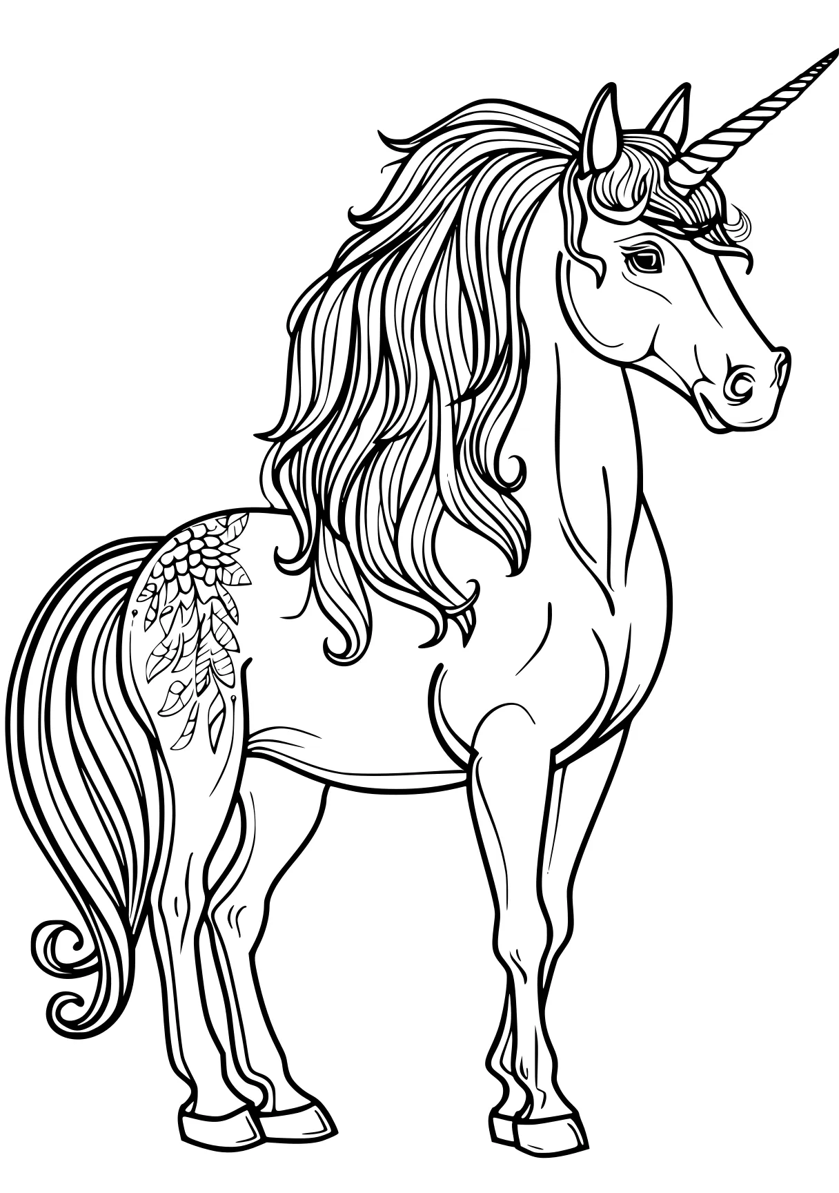 unicorn coloring pages free unicorn, horse, pony, pegasus, alicorn, page downloads