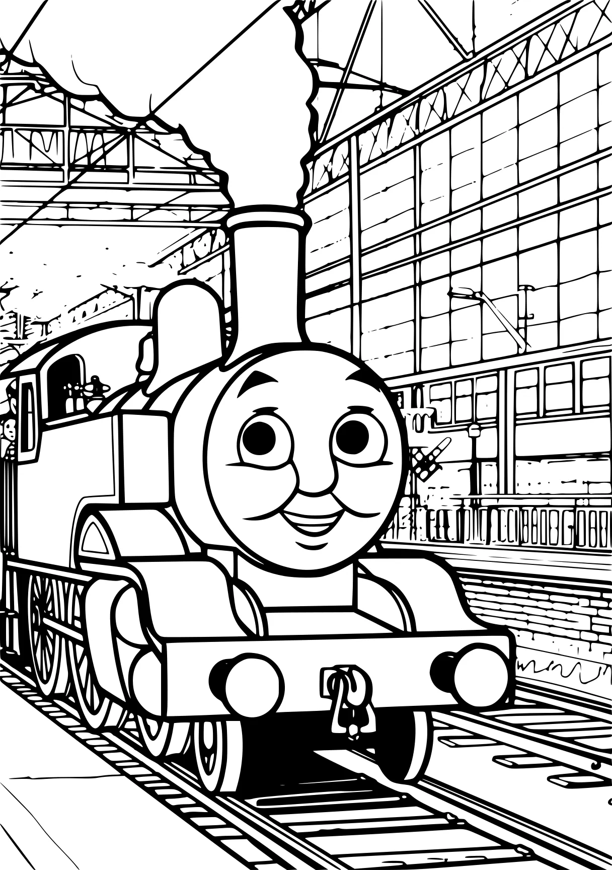 thomas the tank engine colouring pages thomas, percy, train, free coloring page downloads