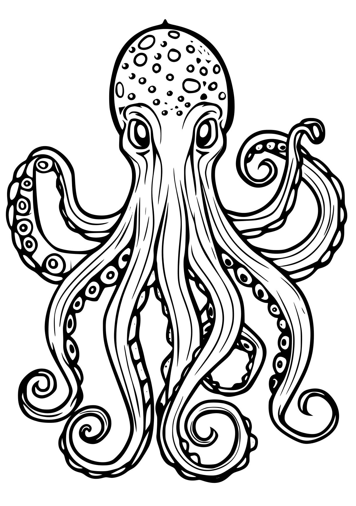 sea creature coloring page octopus, illustrator, patrol, free downloads