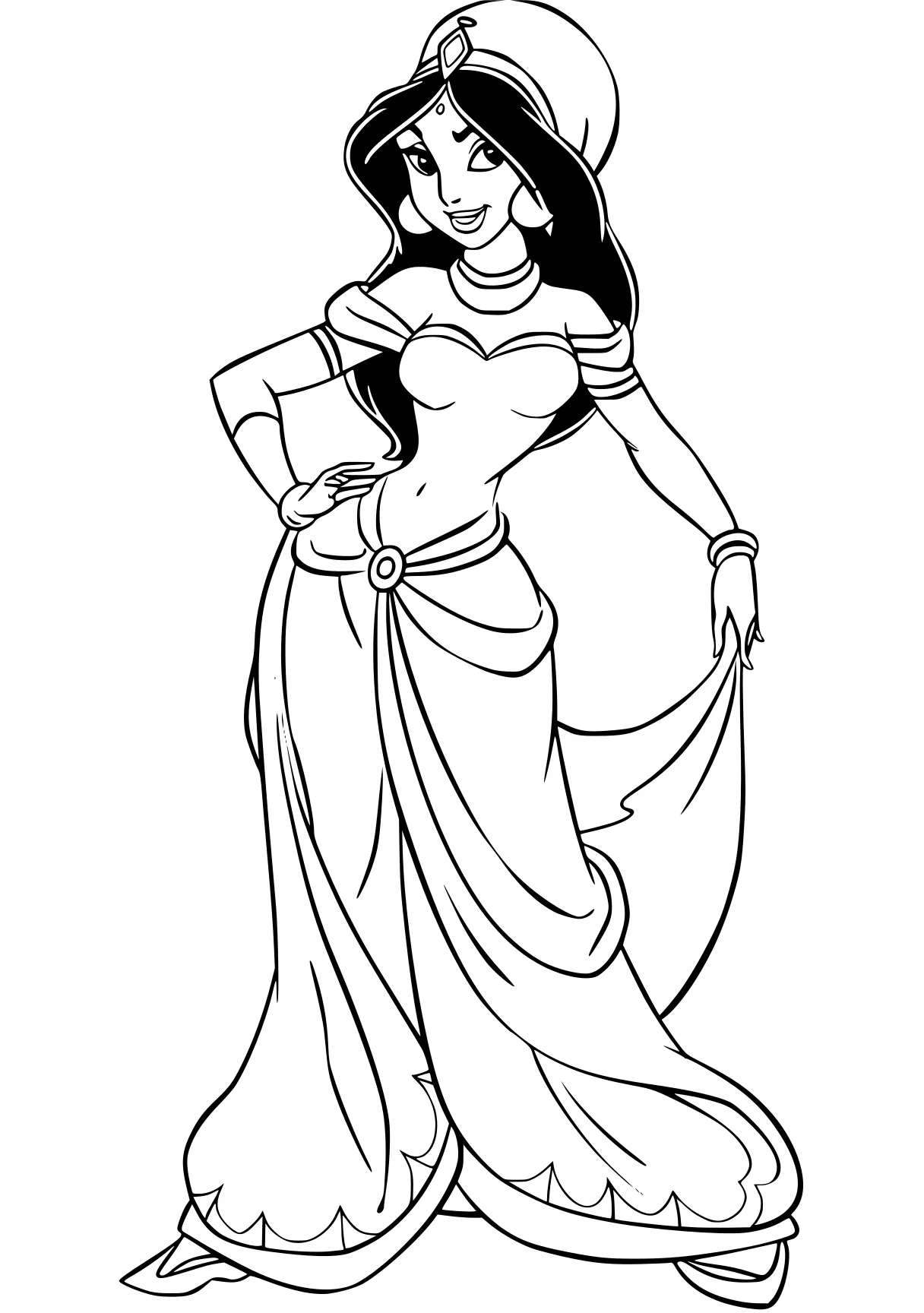 princess jasmine coloring pages jasmine, moana, mulan, aladdin, diana, free page downloads