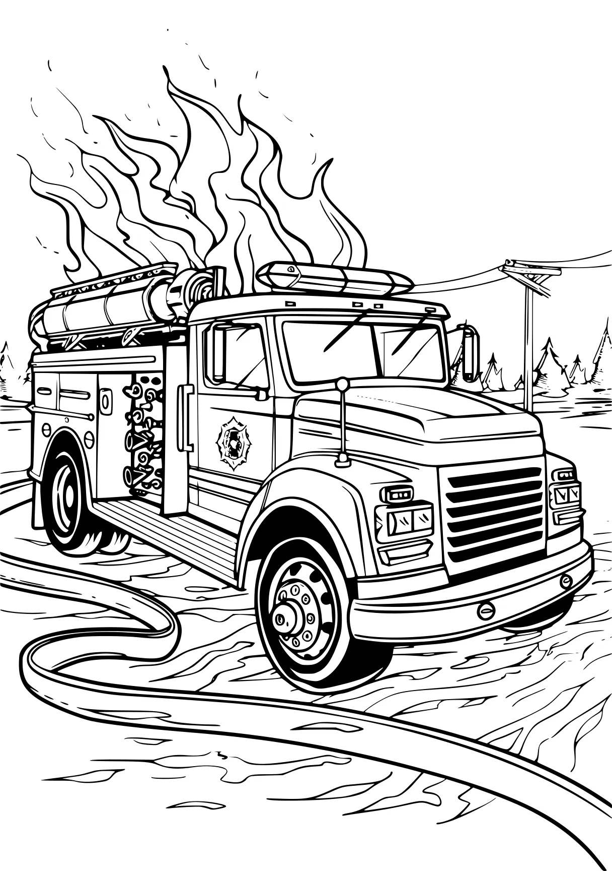 fire engine colouring pages firefighter, fireman, engine, ambulance, free coloring page downloads