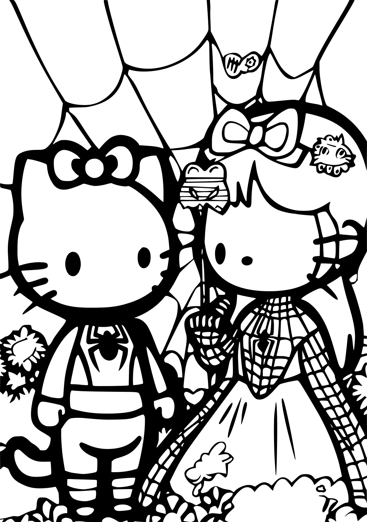 coloring pages hello kitty sanrio, aristocats, cats, free page downloads