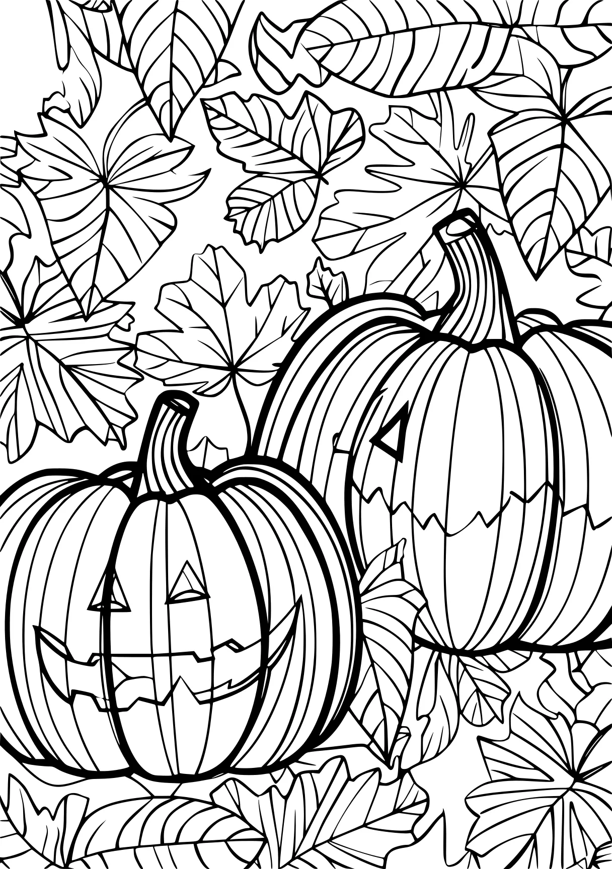 coloring pages for autumn, pumpkin, printables, october, free page downloads