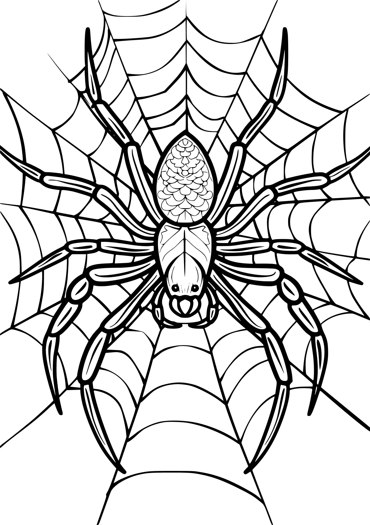 spider coloring page spider, intricate, spidey, free downloads