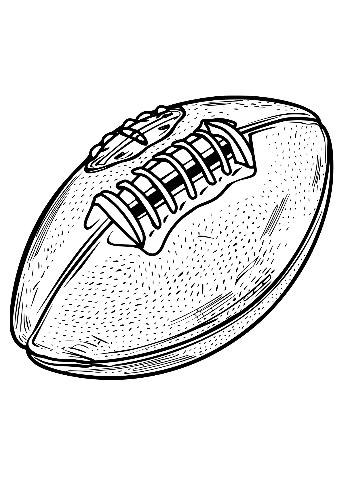 football coloring sheet football, nfl, sports, ball, size, free page downloads