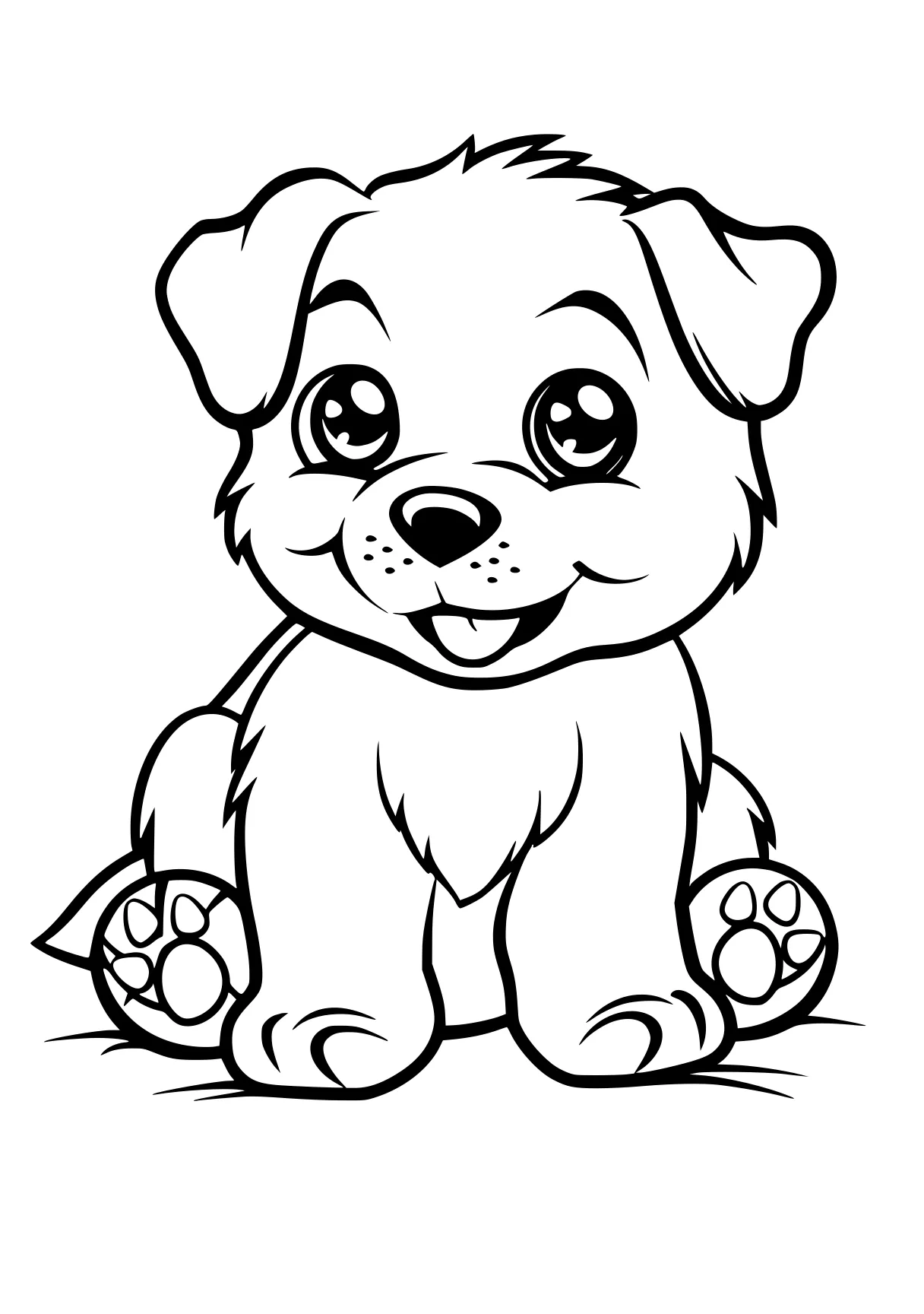 puppy pictures to color puppy, fazbear, paw, winnie, bulldog, free coloring page downloads