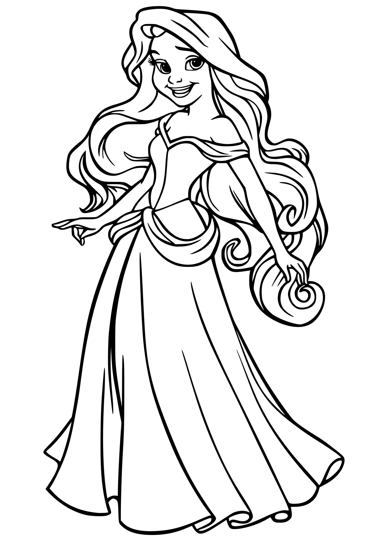 disney princess coloring pages rapunzel, ariel, elsa, rosalina, jasmine, free page downloads