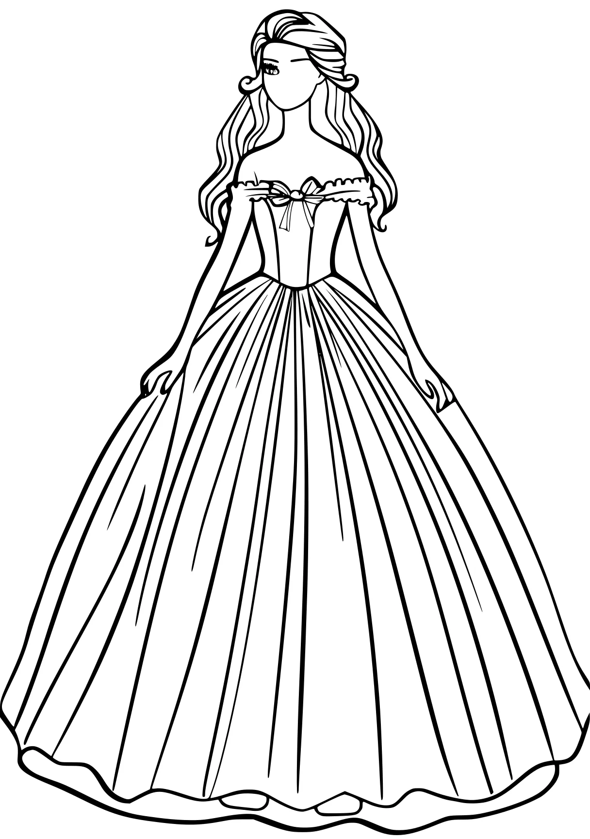 barbie coloring pages, princess, cinderella, dresses, free page downloads