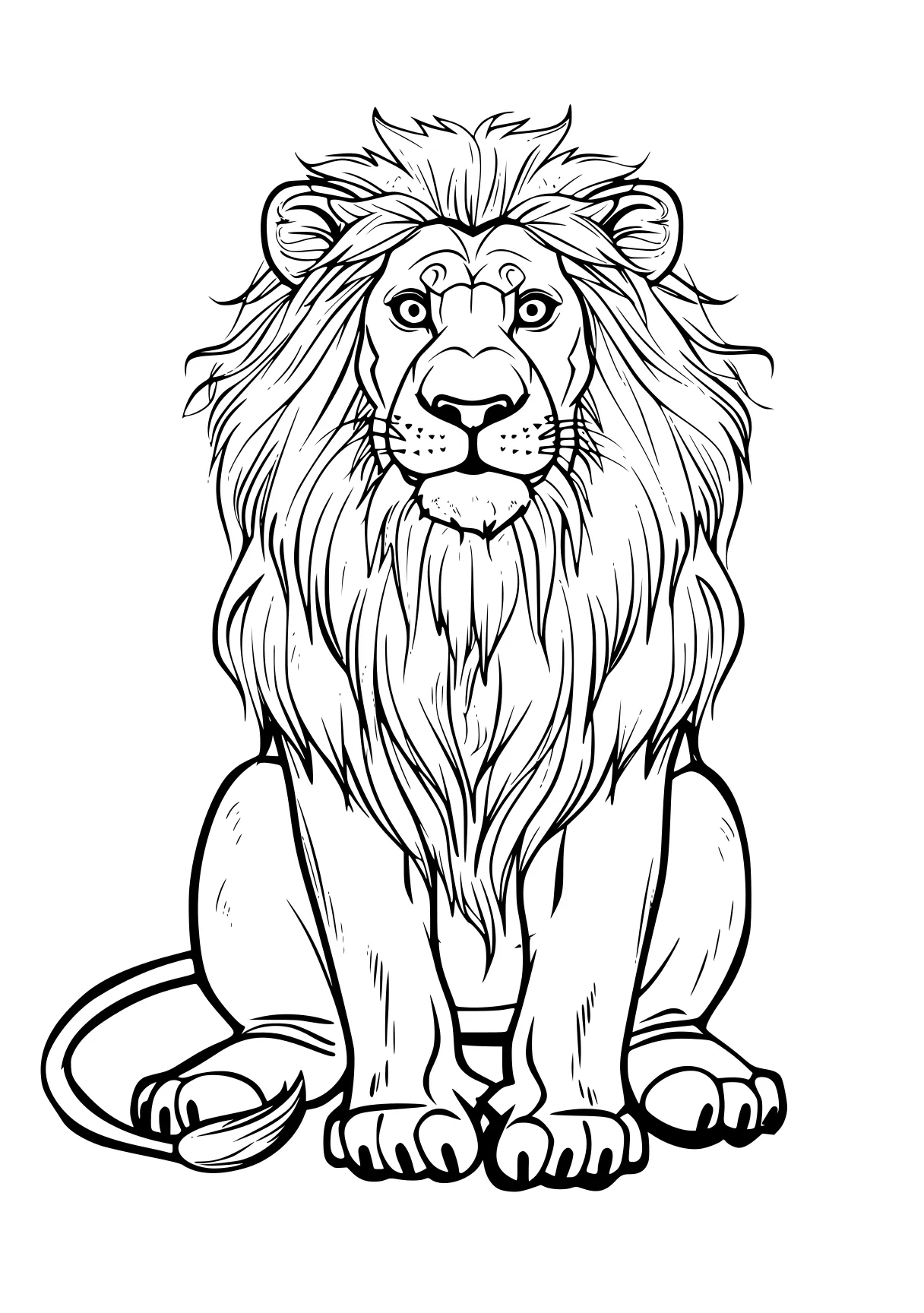 lion coloring page lion, lions, pride, simba, king, free downloads