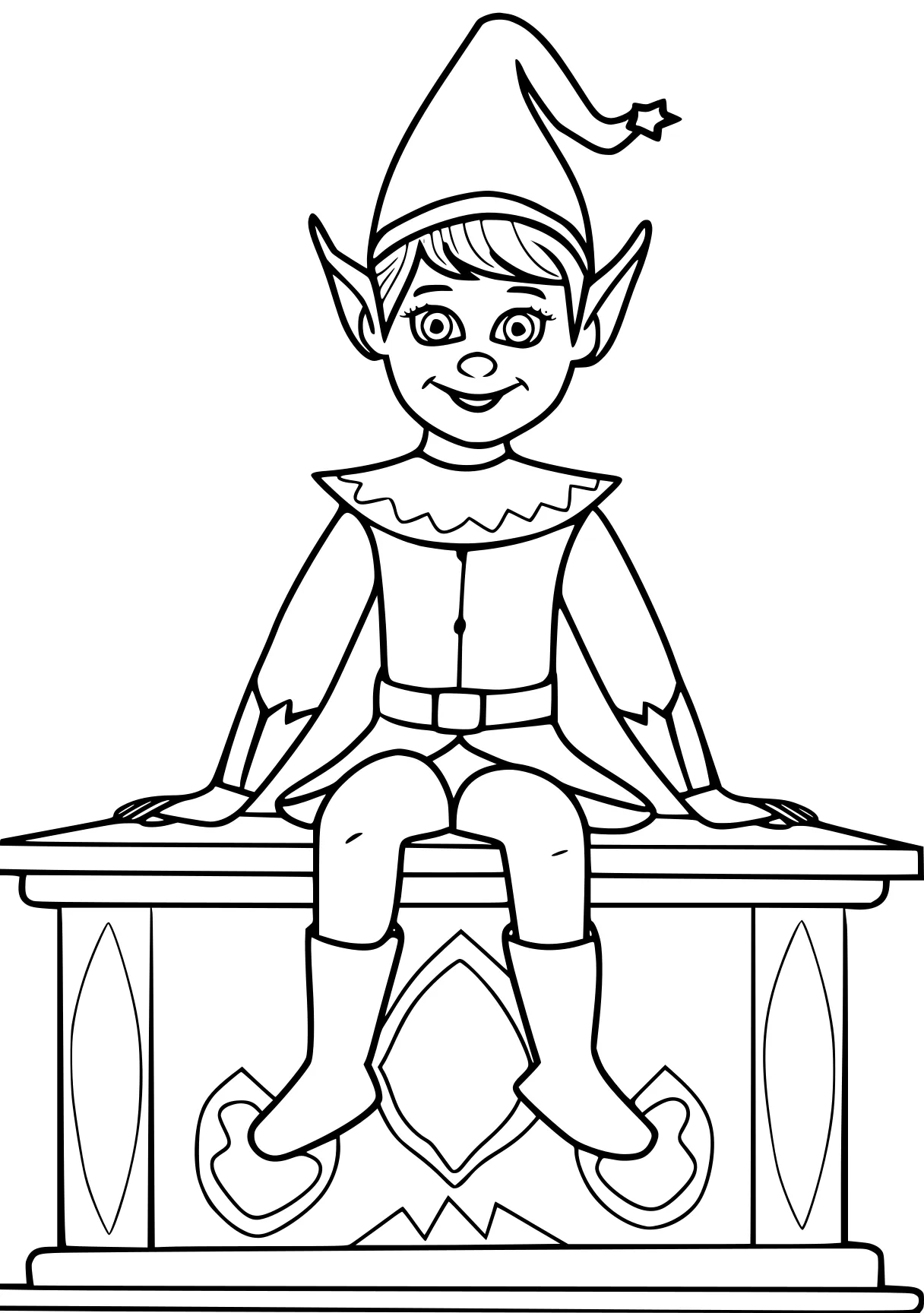 elf on the shelf coloring pages elf, goblin, colouring, free page downloads