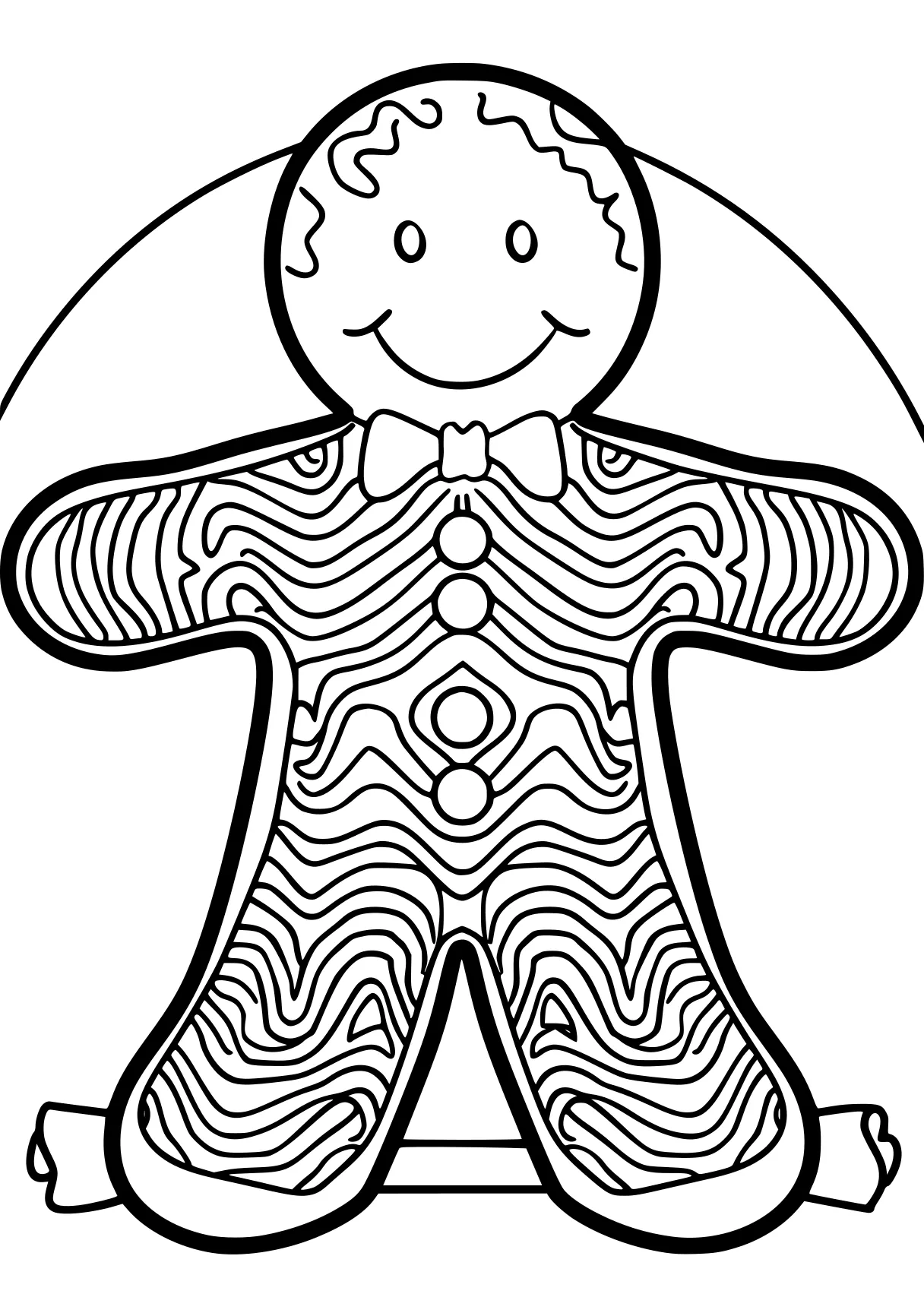 gingerbread coloring page, zentangle, tanjiro, doraemon, free downloads