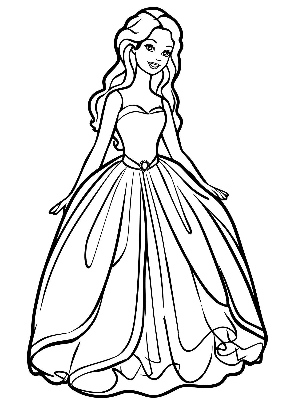 barbie coloring sheet rosalina, princess, cinderella, rapunzel, dresses, free page downloads