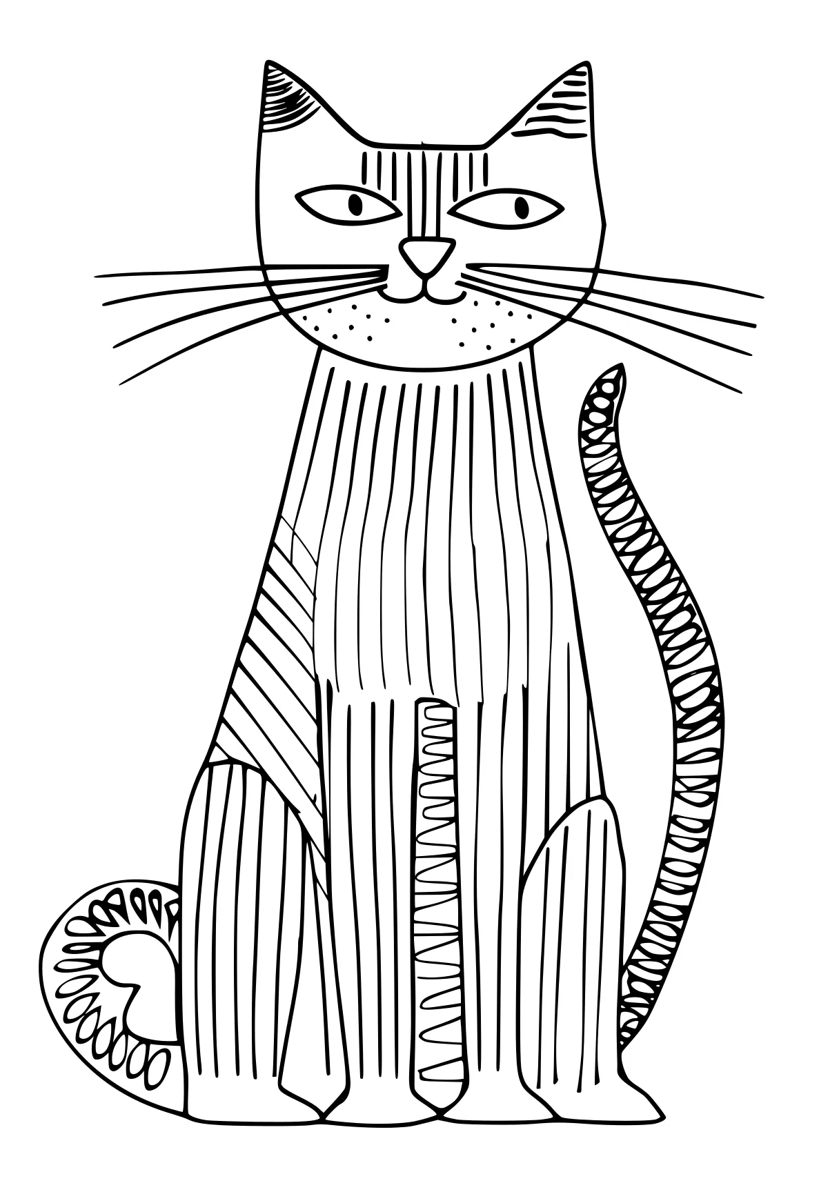 cat coloring pages printable cat, illustrator, cats, free page downloads