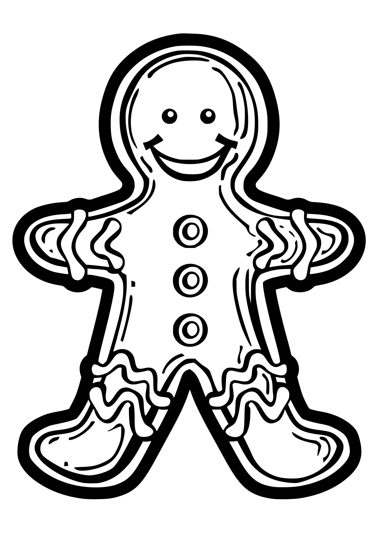 gingerbread man coloring page octopus, goo, tanjiro, dot, person, free downloads