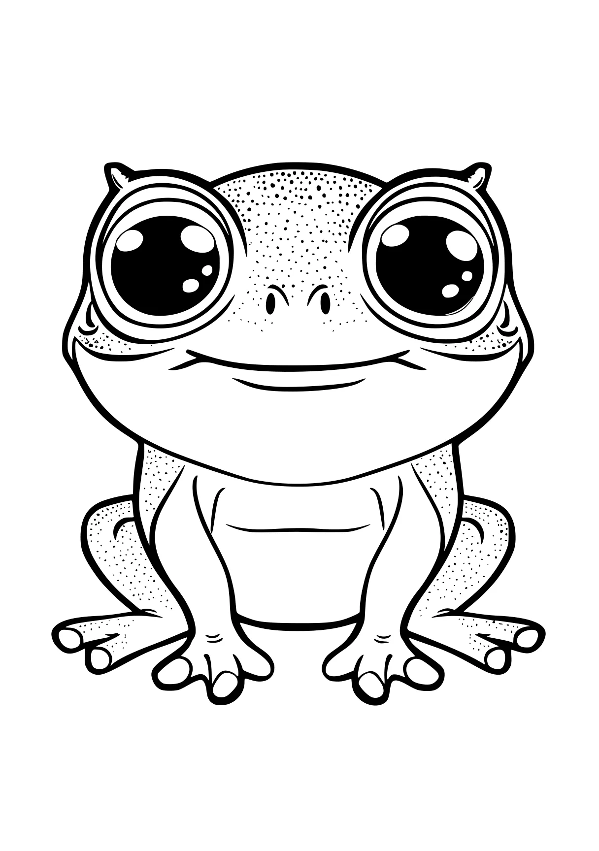 easy to color coloring pages frog, toad, gecko, pug, bulbasaur, free page downloads