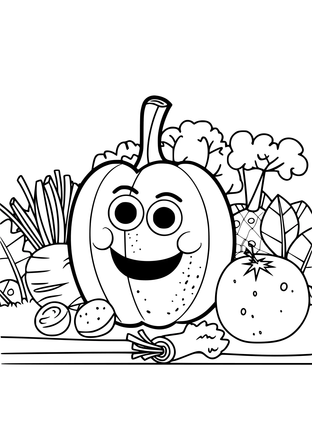 kindergarten coloring pages veggietales, vegetable, vegetables, free page downloads