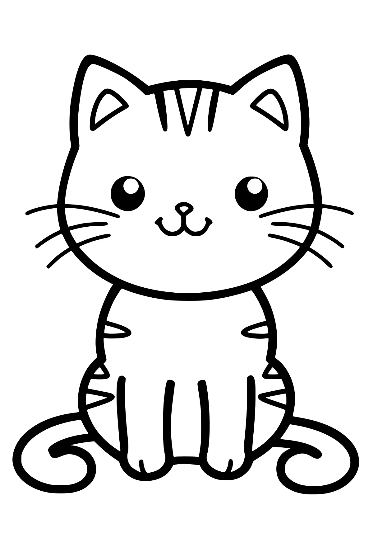 kitty coloring page cat, kitty, illustrator, mew, scratch, free downloads