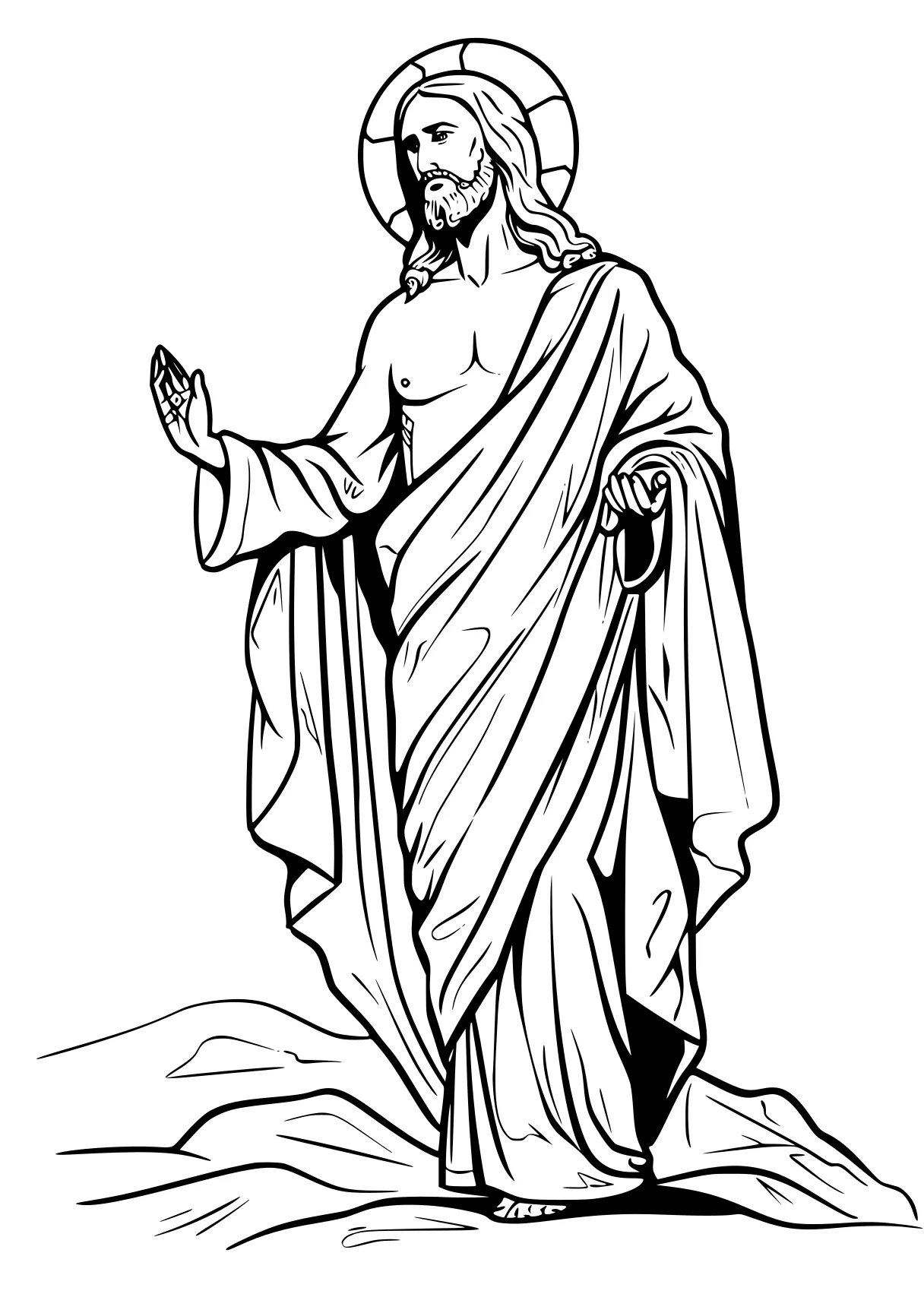 jesus coloring pages moses, zacchaeus, saint, statue, catholic, free page downloads