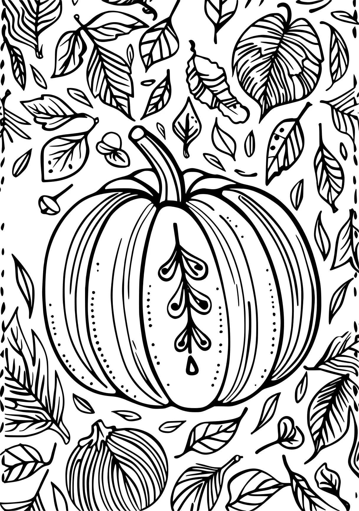 coloring pages printable adult pumpkin, ornament, zentangle, free page downloads