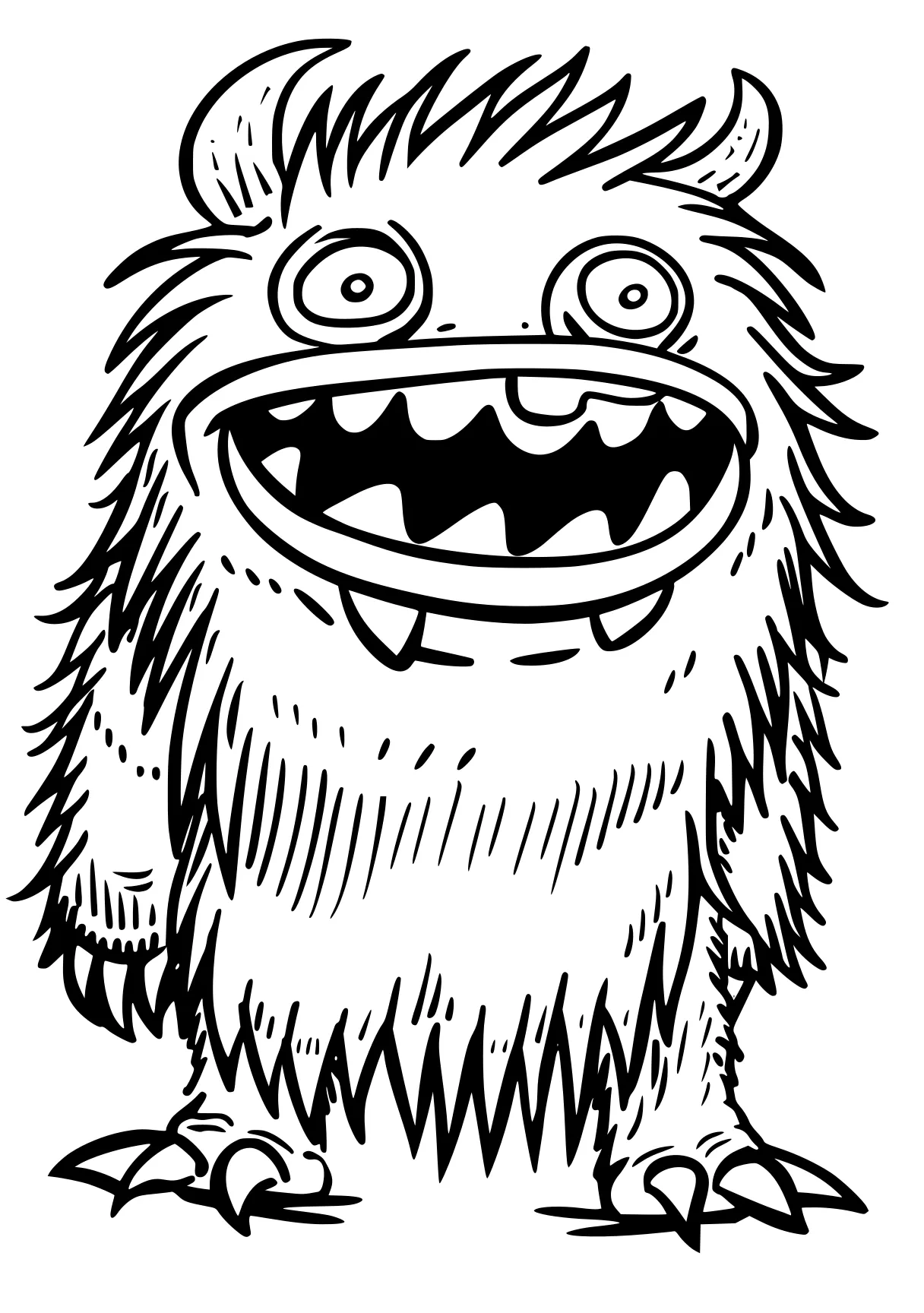 huggy wuggy coloring pages werewolf, hedgehog, gruffalo, gorilla, raccoon, free page downloads