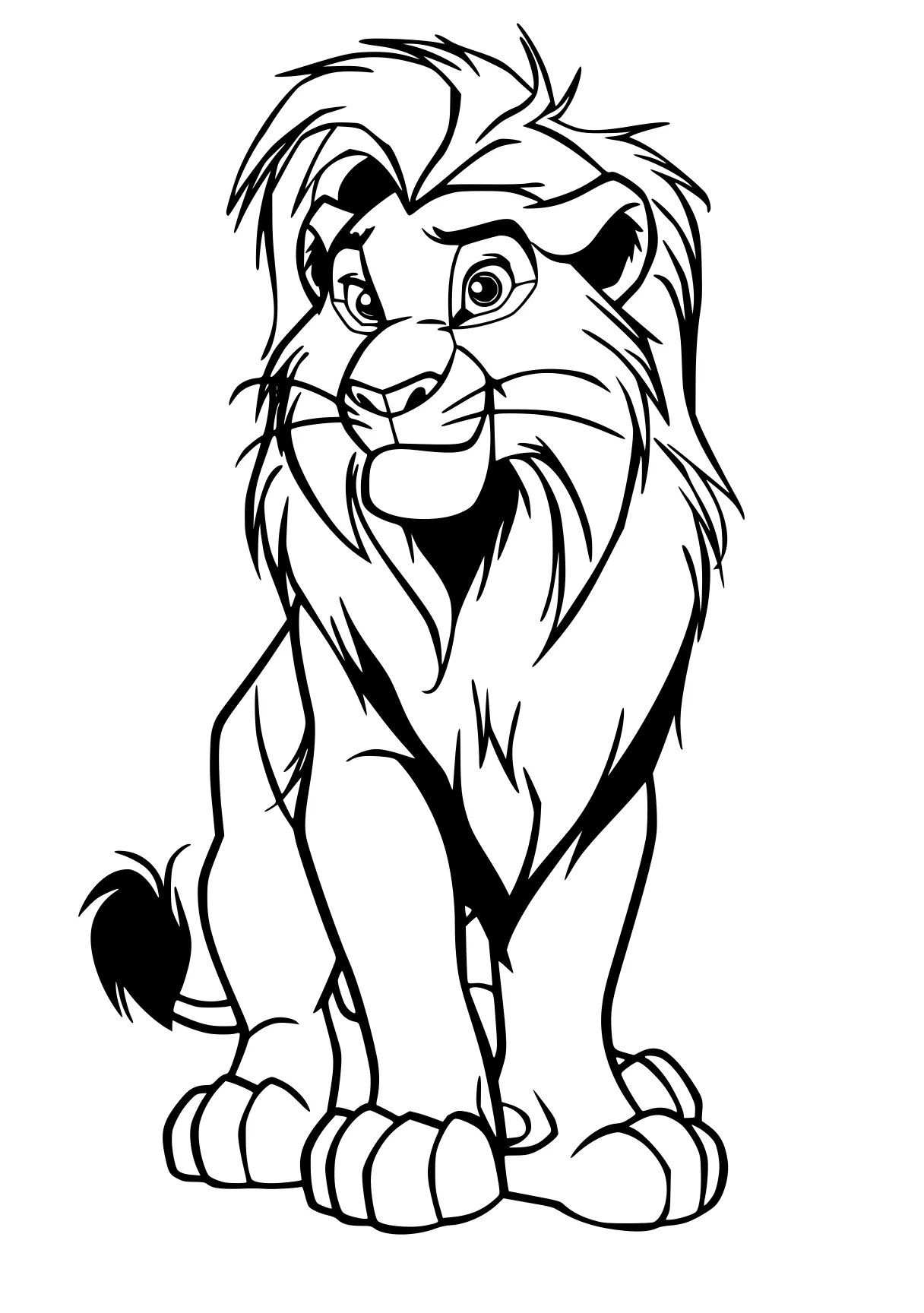 lion king coloring pages lion, simba, lions, jerry, scratch, free page downloads