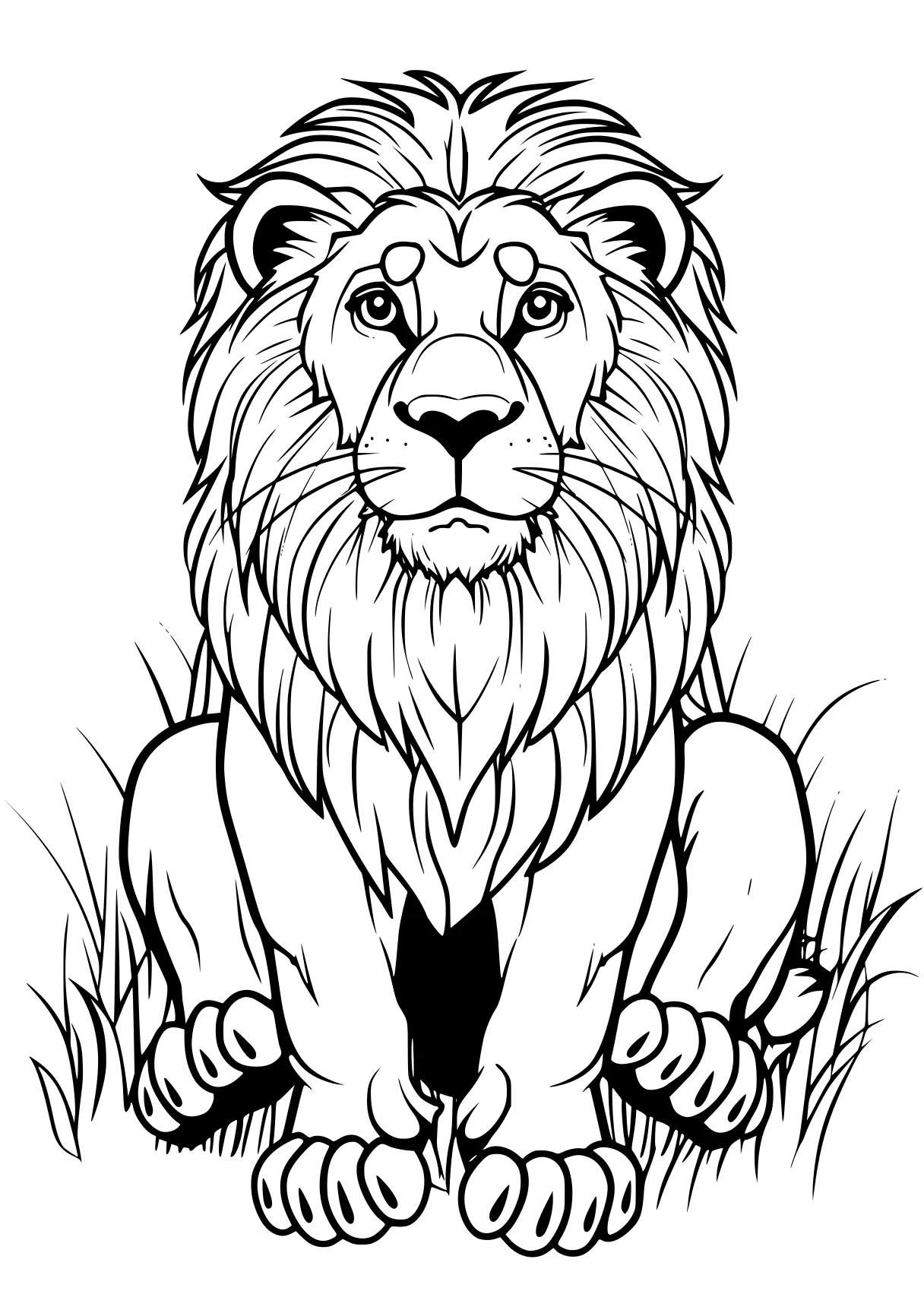 lion coloring page lion, lions, tiger, free downloads