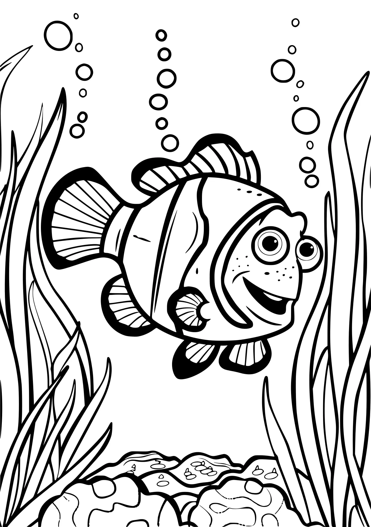 finding nemo coloring pages fish, dory, nemo, free page downloads