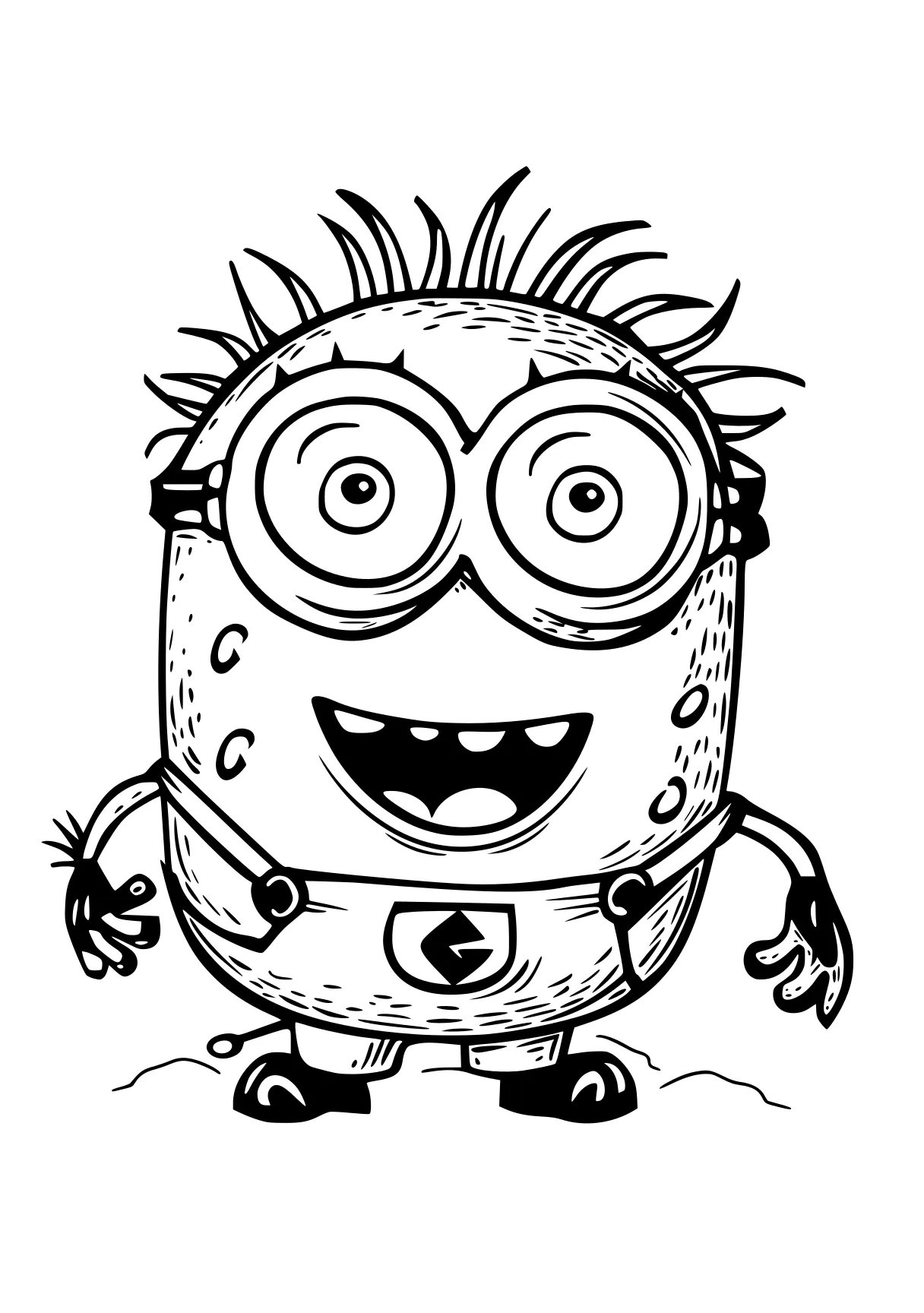 color by number printable minion, minions, squarepants, spongebob, sponge, free coloring page downloads