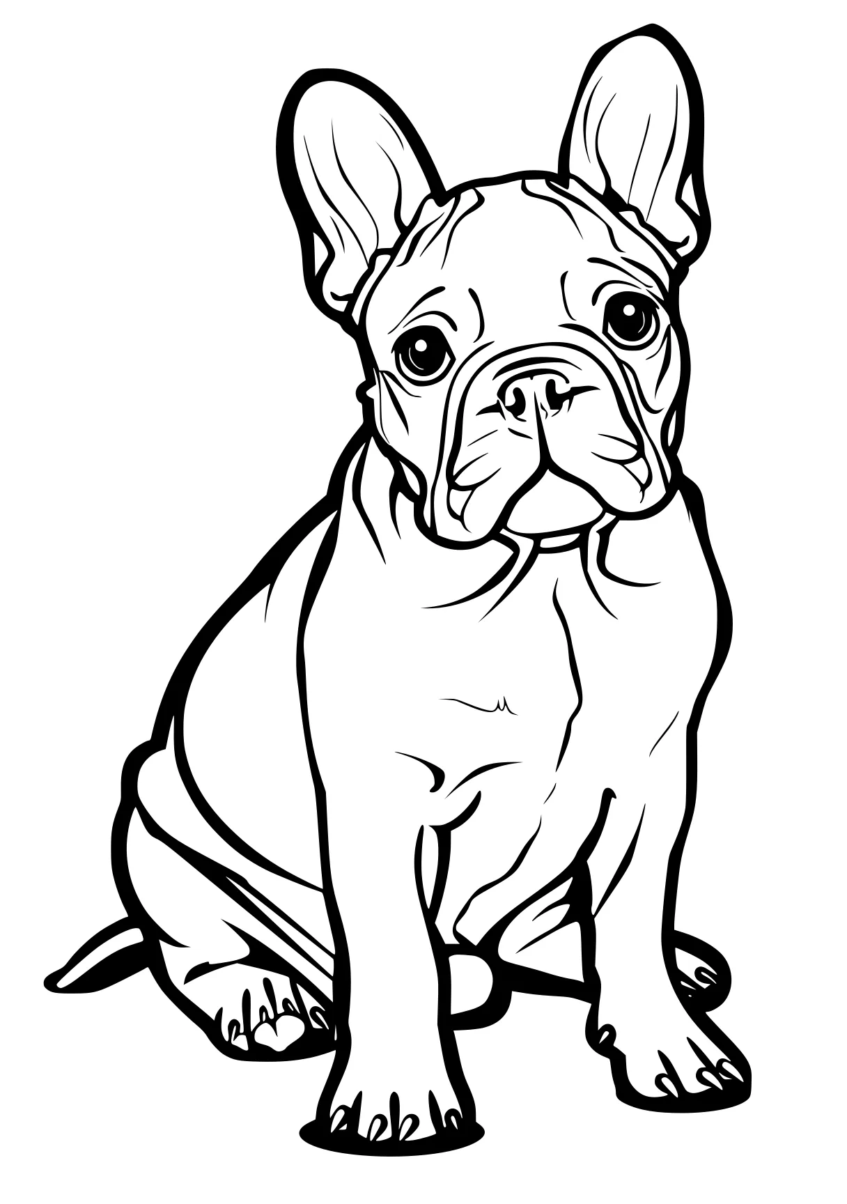 dog coloring sheet bulldog, illustrator, pug, rhino, pitbull, free page downloads