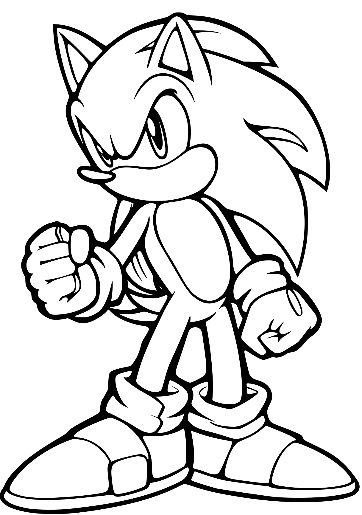 sonic for coloring knuckles, sonic, tails, hedgehog, amy, free page downloads