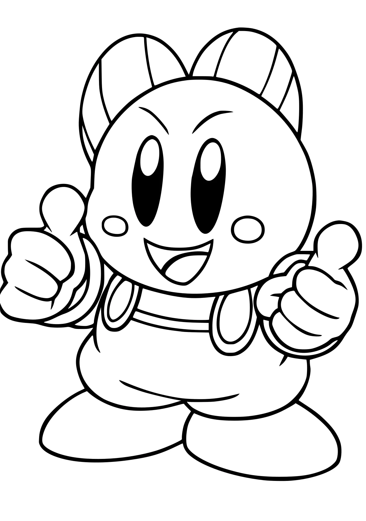 kirby coloring pages kirby, molang, pocoyo, toad, yoshi, free page downloads