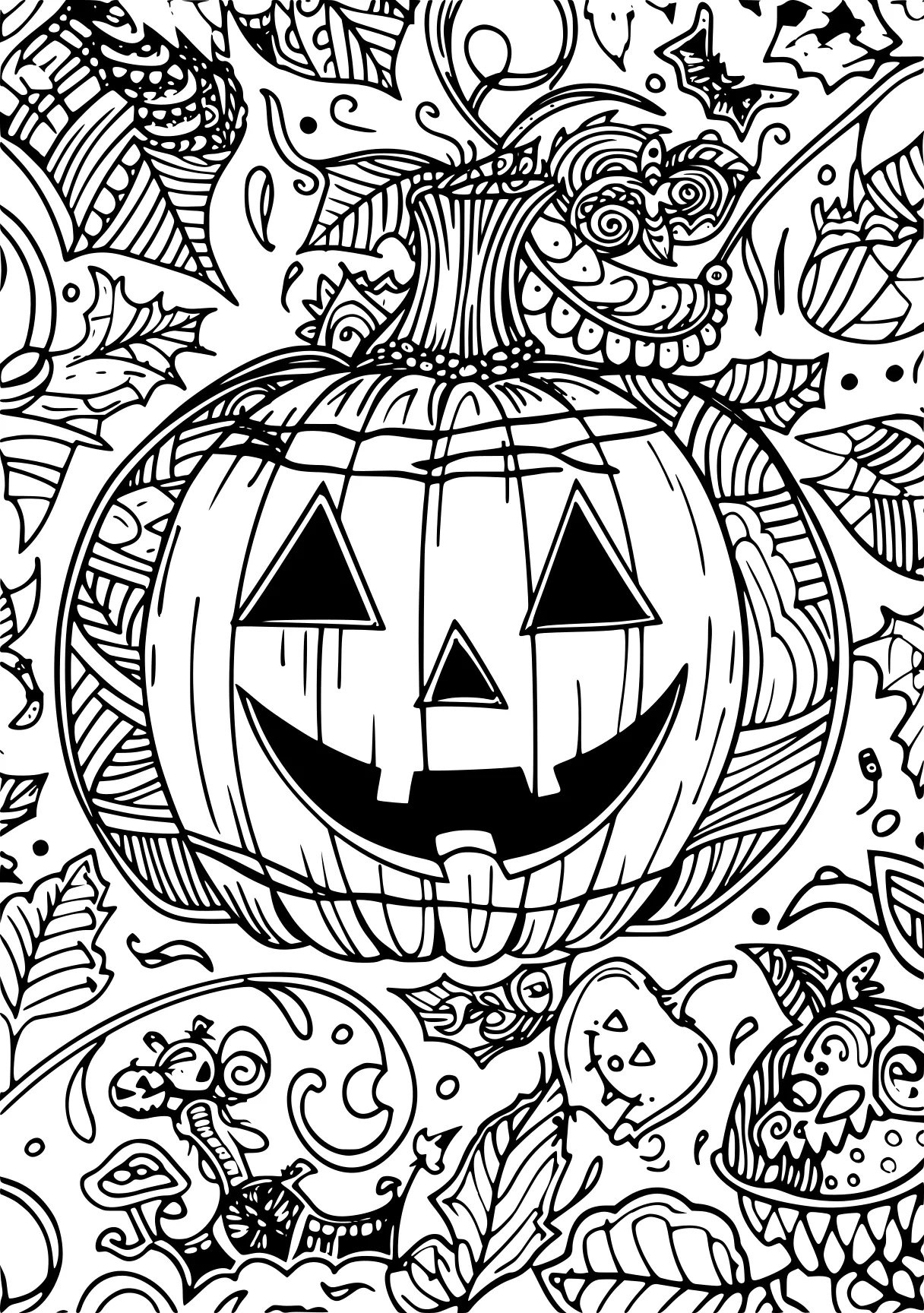 coloring pages for adults halloween, halloween, pumpkin, october, free page downloads